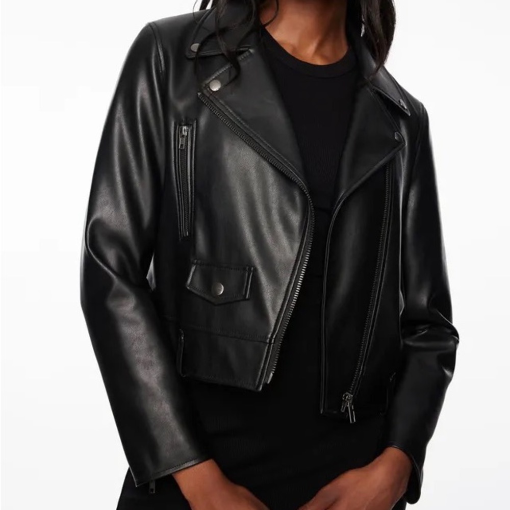 Dynamite Faux Leather Moto Jacket